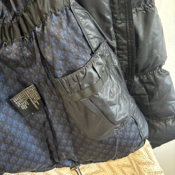 Rainforest Women's Goose Down Packable Puffer Travel Coat Jacket Black Small - Picture 9 of 11